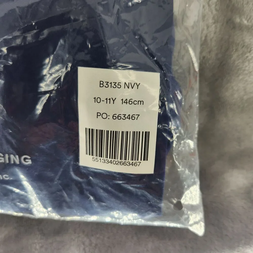 NWT Mini Boden Kids 10-11 College‎ Navy Sun Safe Rash Vest